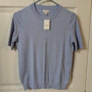 J. Crew Factory XS  Light Blue Crewneck Sweater NWT